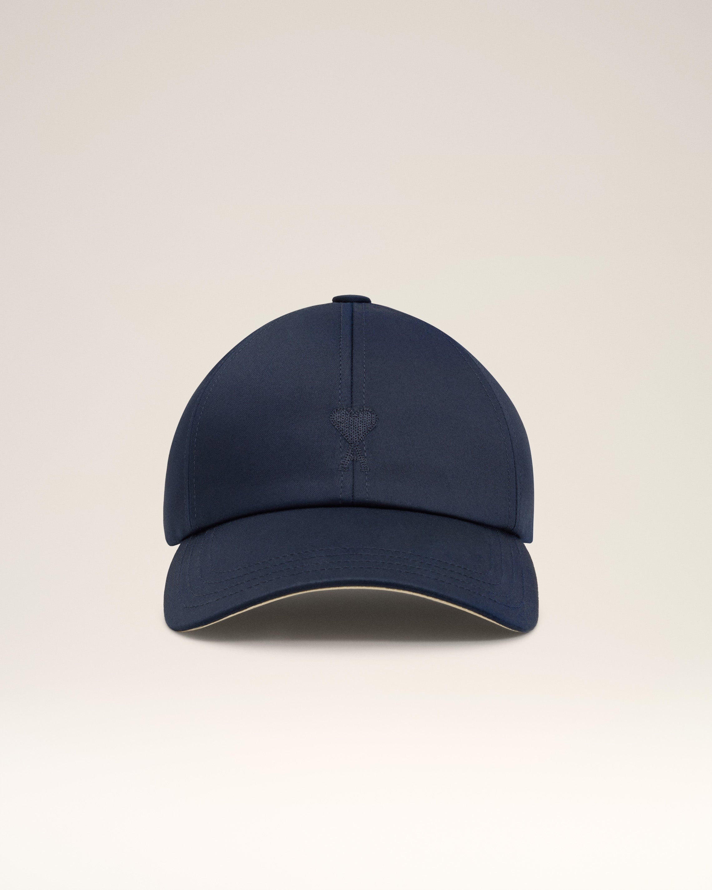 NAVY COTTON TONAL AMI DE COEUR EMBROIDERY CAP - 4