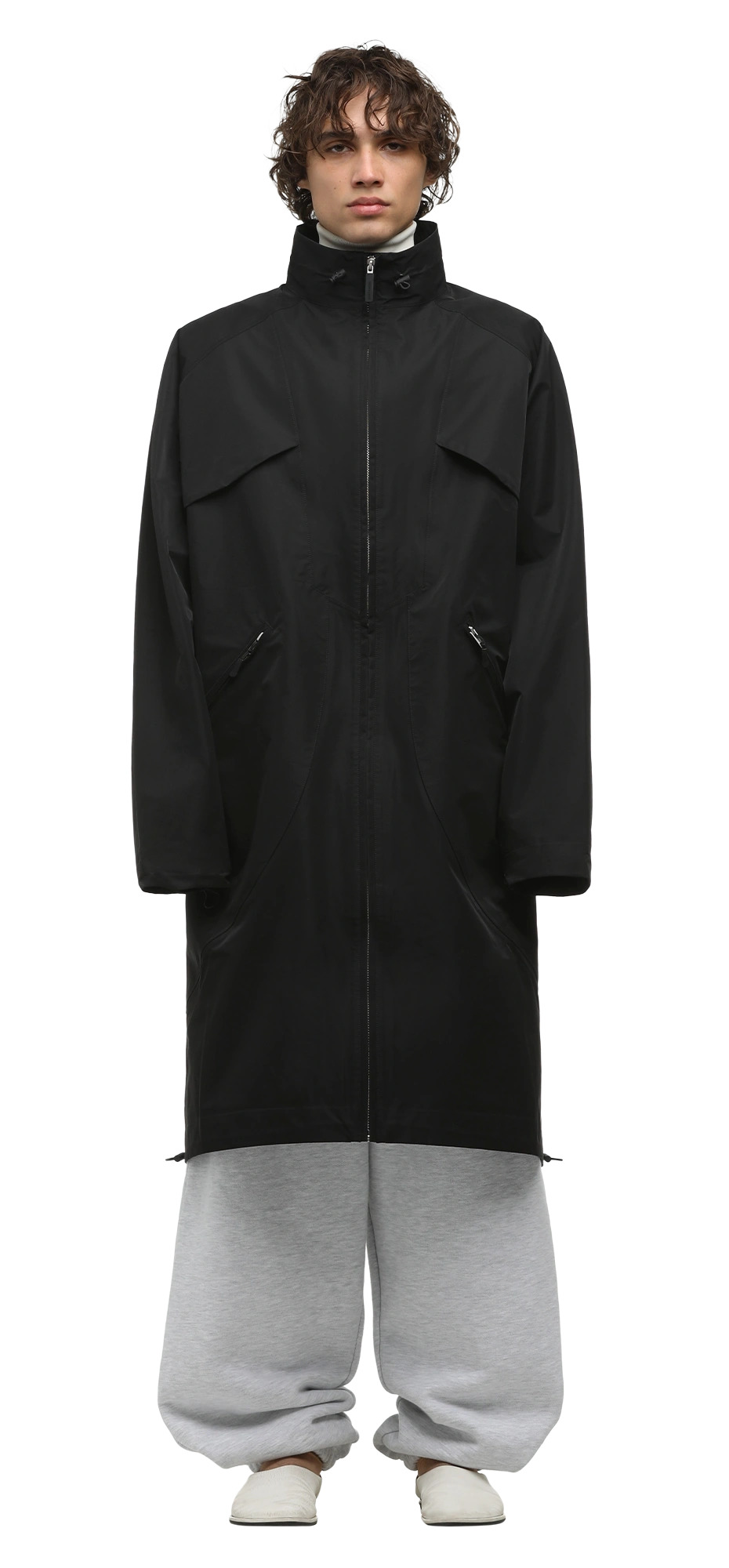 RAIN COAT BLACK - 4