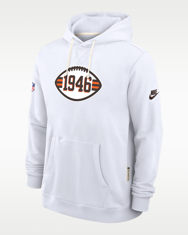 Cleveland Browns Alt Offensive Set Play Sideline Men's Nike Dri-FIT NFL Pullover Hoodie 1