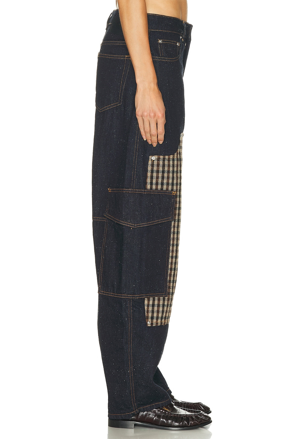 Neppy Denim Carpenter Wide Leg - 3