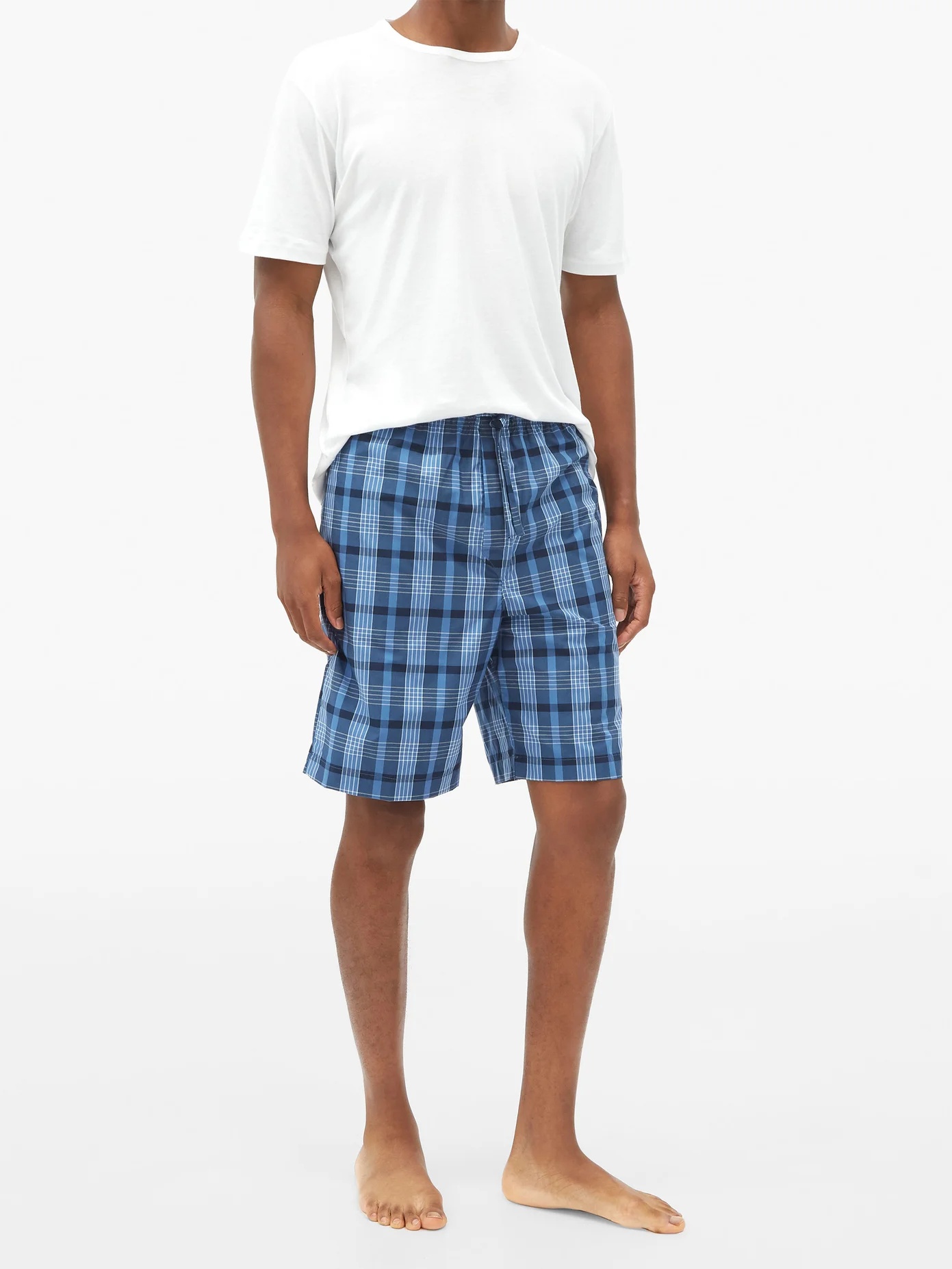 Barker checked cotton shorts - 2