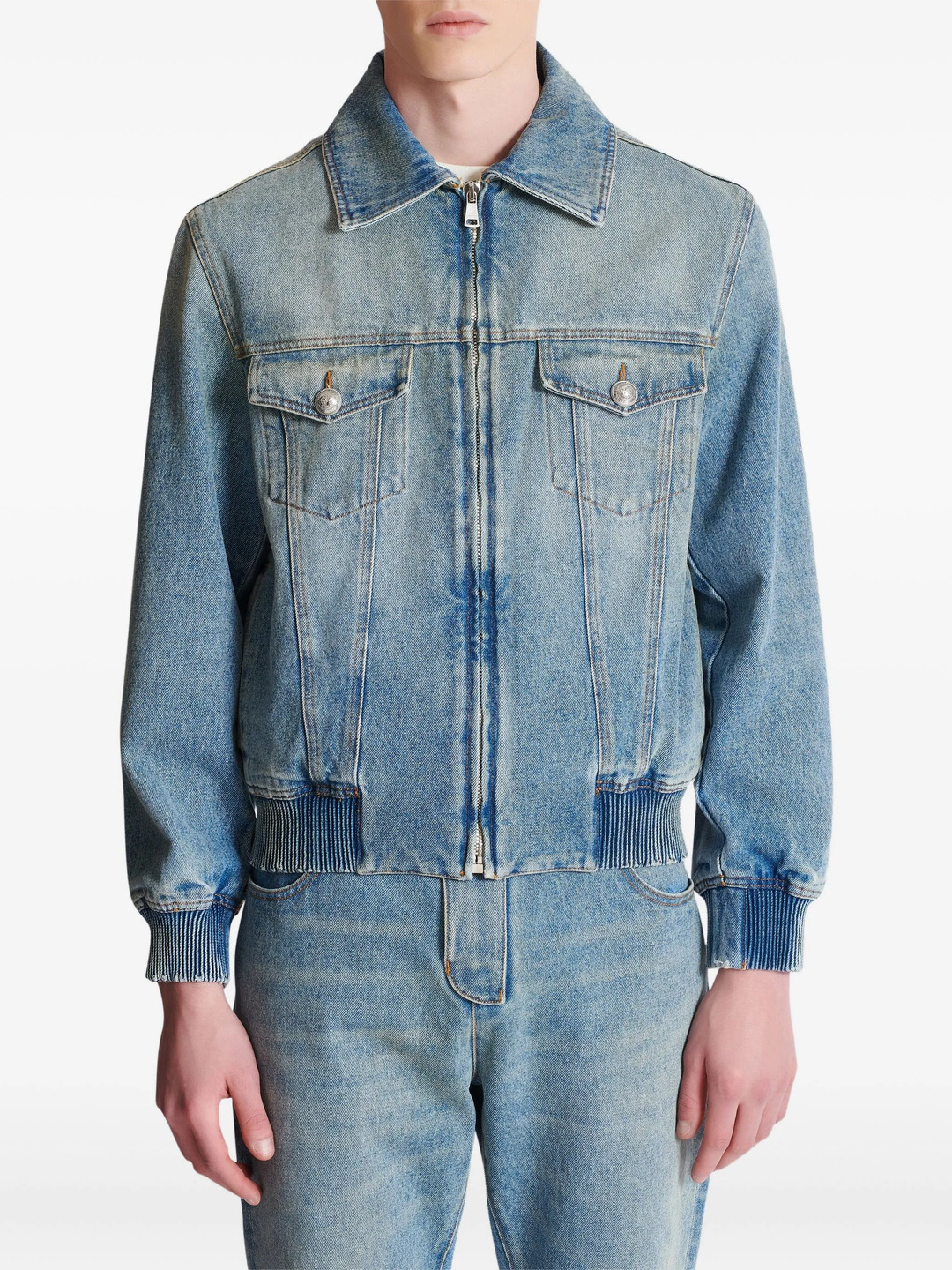 Denim Jacket Wchain Liningblue - 5