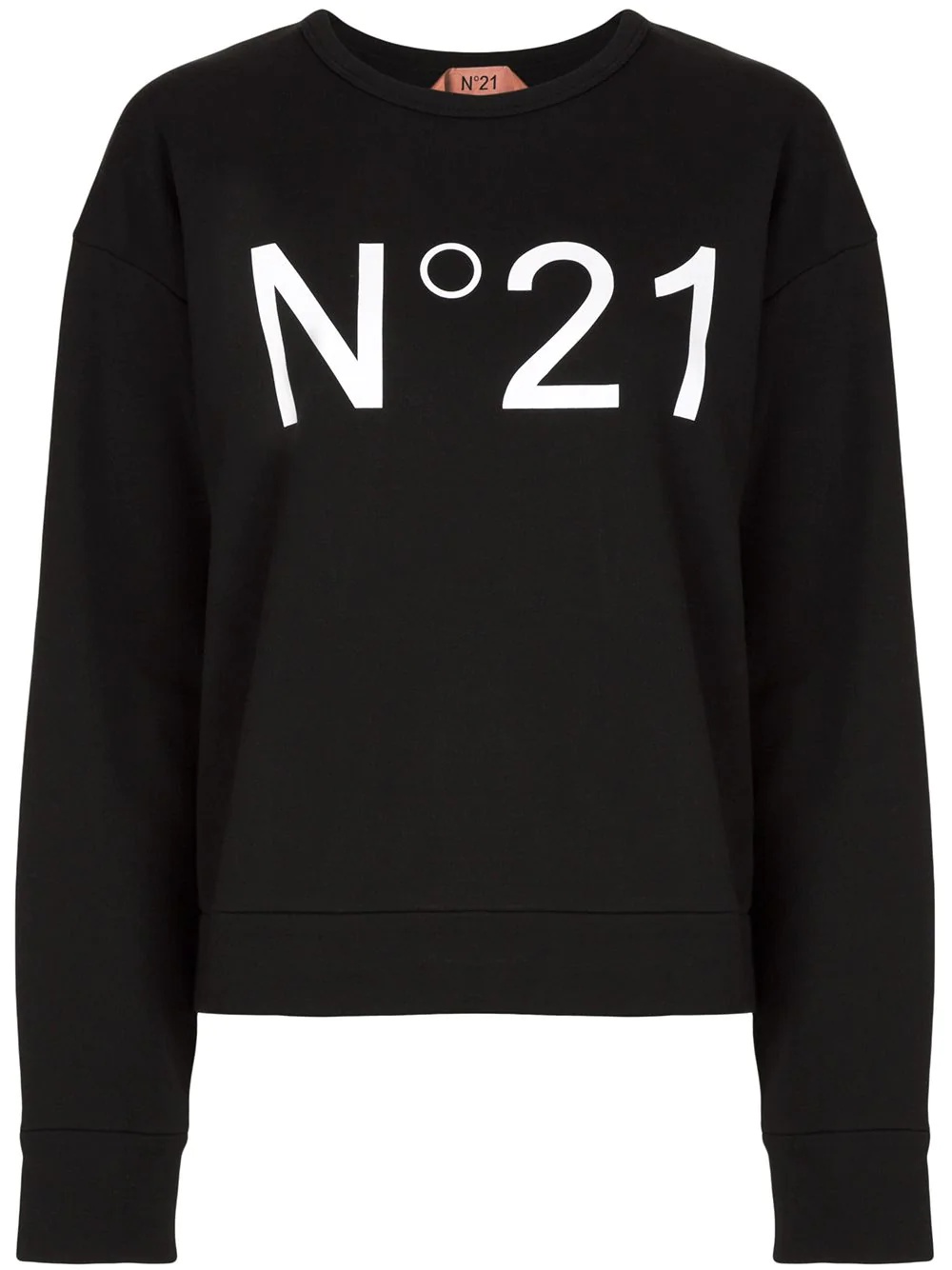 logo print sweatshirt - 1