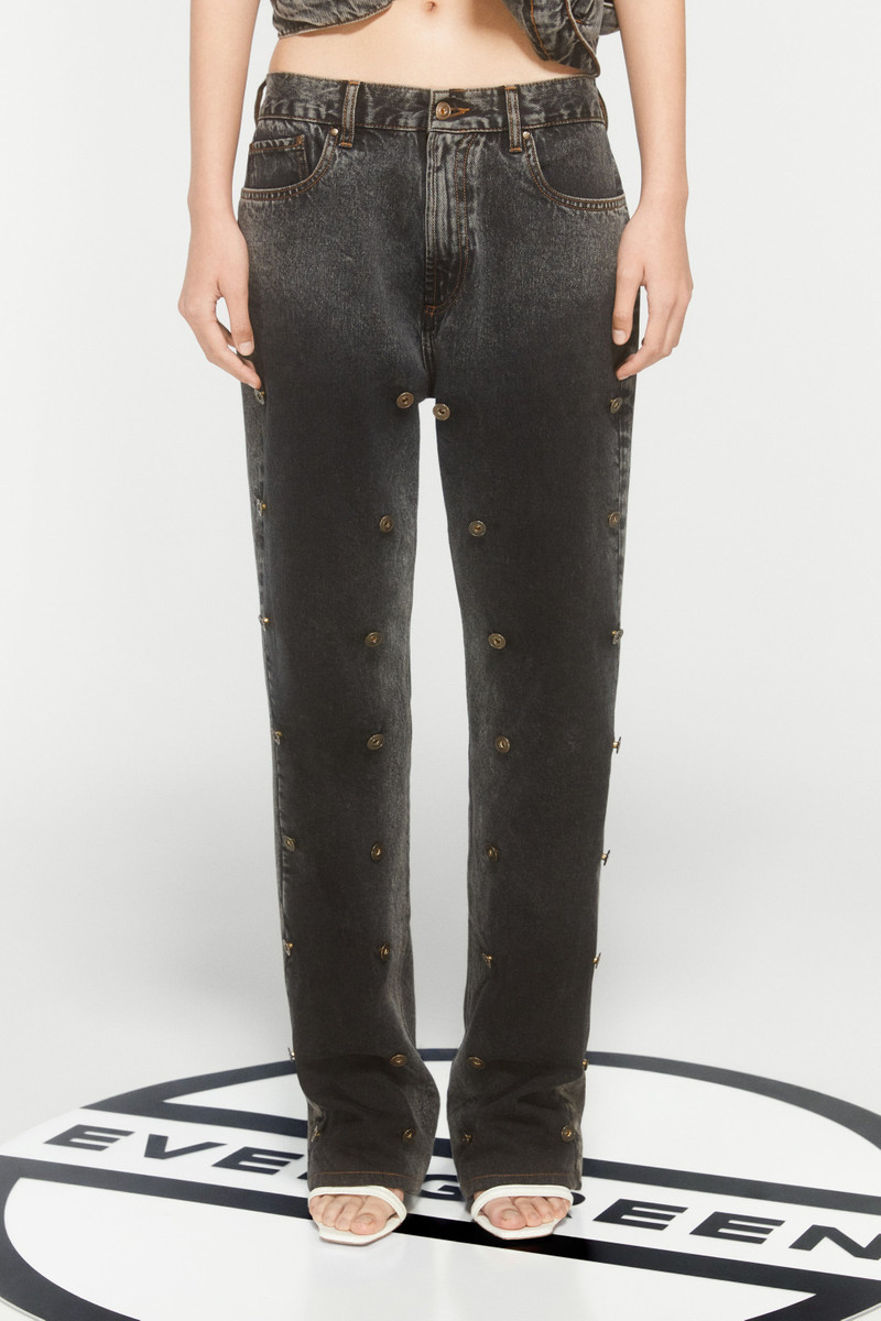 EVERGREEN SNAP OFF JEANS 1