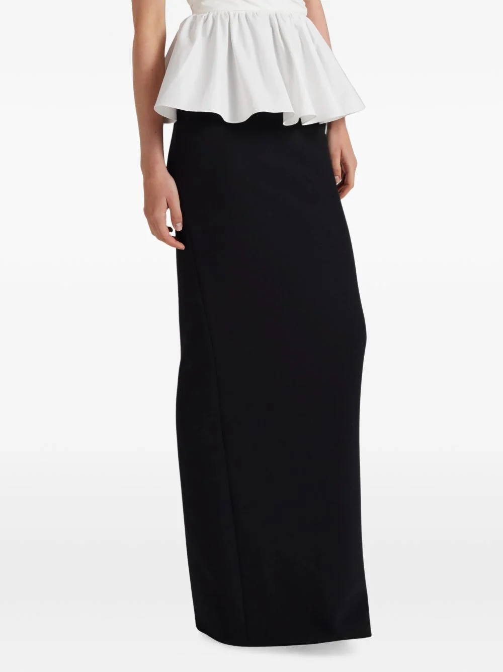 Sidha high-waisted column maxi skirt - 1