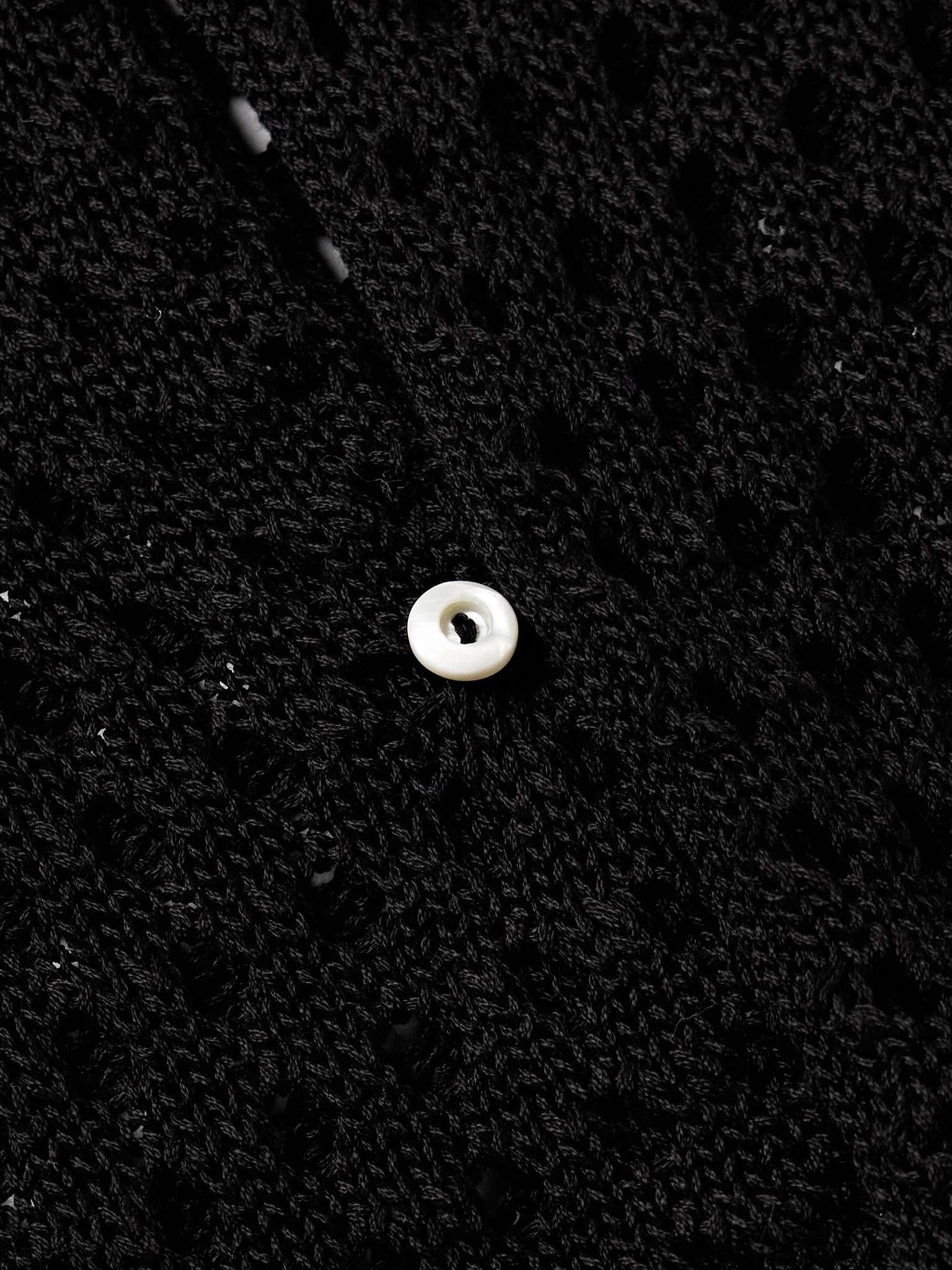 Blossom Tasselled Crocheted Pima Cotton Shirt - 4