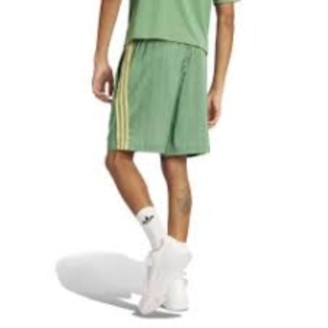 adidas Pinstripe Sprinter Shorts Asia Sizing 'Green' IR9389 - 3