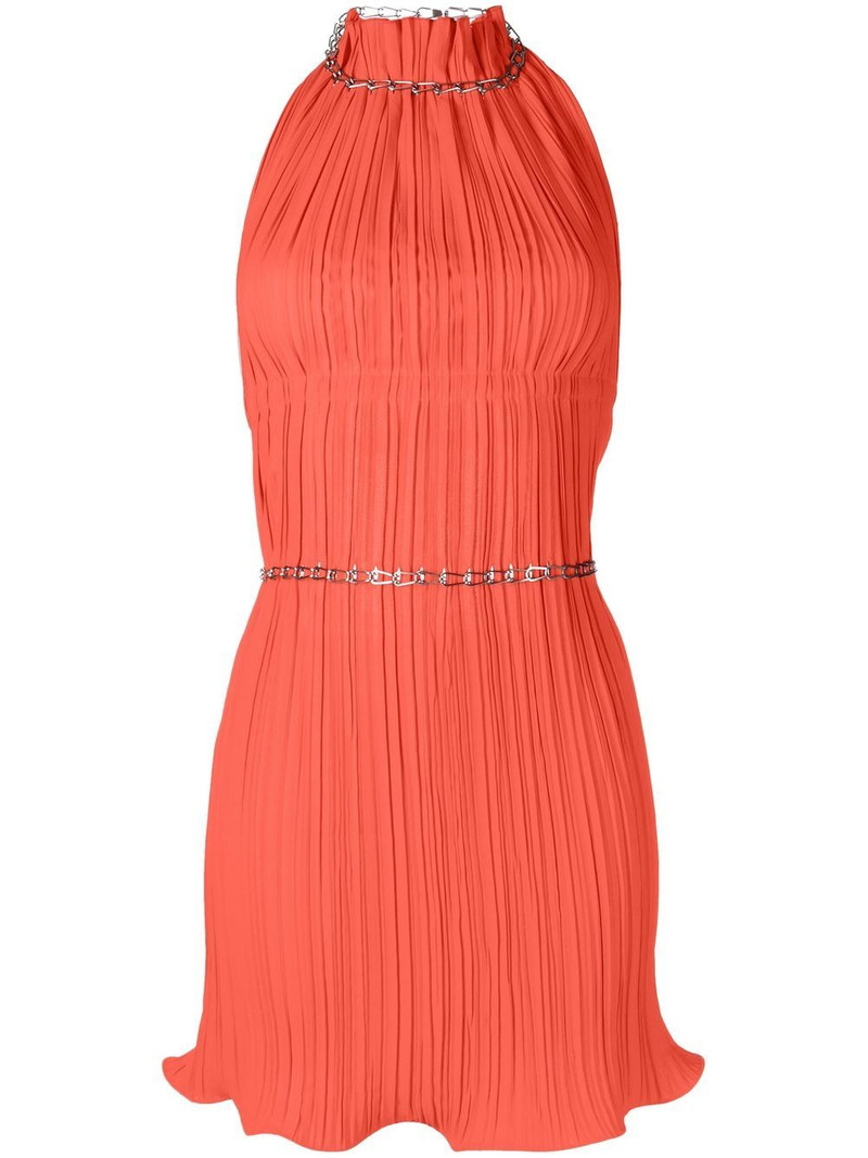 halterneck fitted dress 1