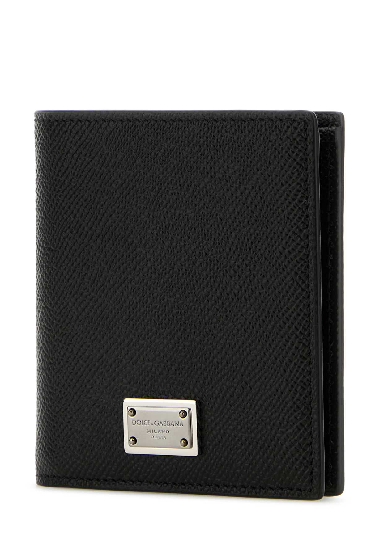 Dolce & Gabbana Men Black Leather Wallet - 2