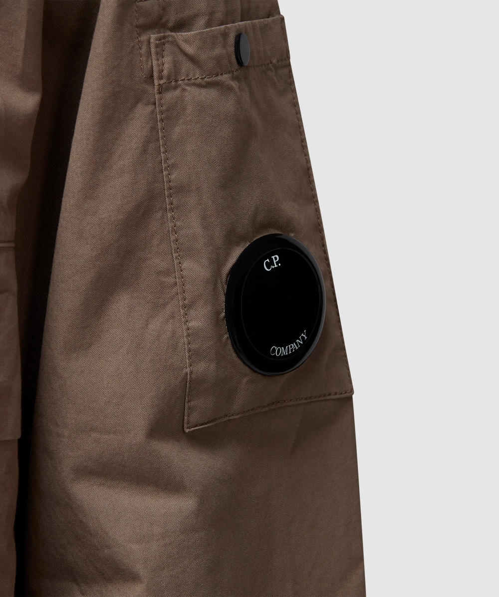 Gabardine utility overshirt - 5