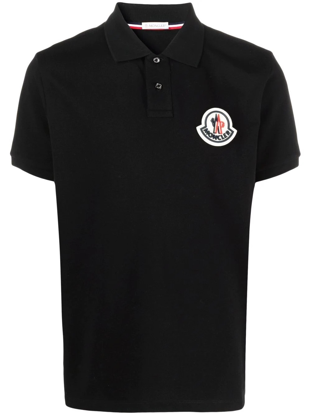 logo patch polo shirt - 1