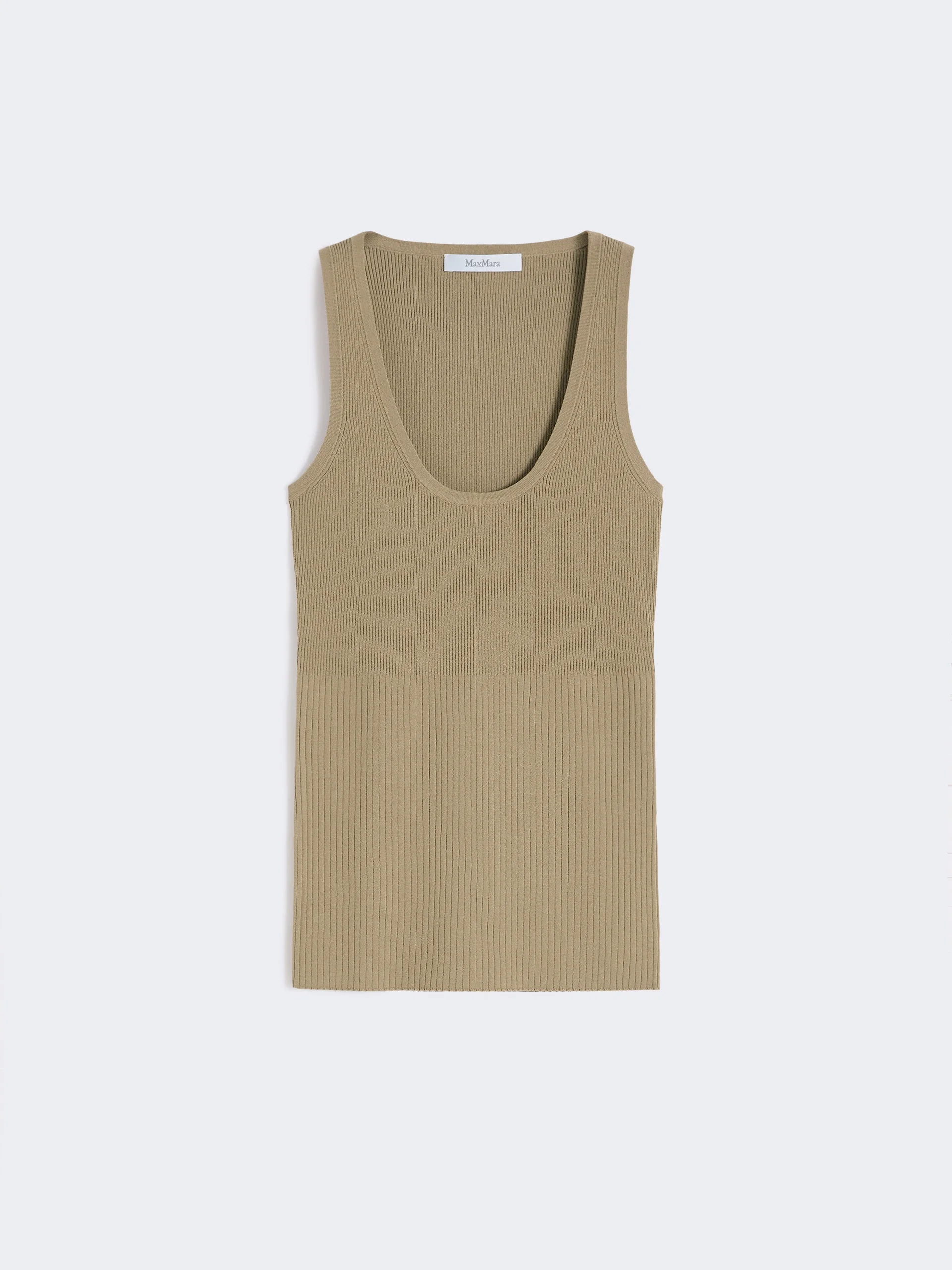 Viscose-blend yarn top - KAKI - 1