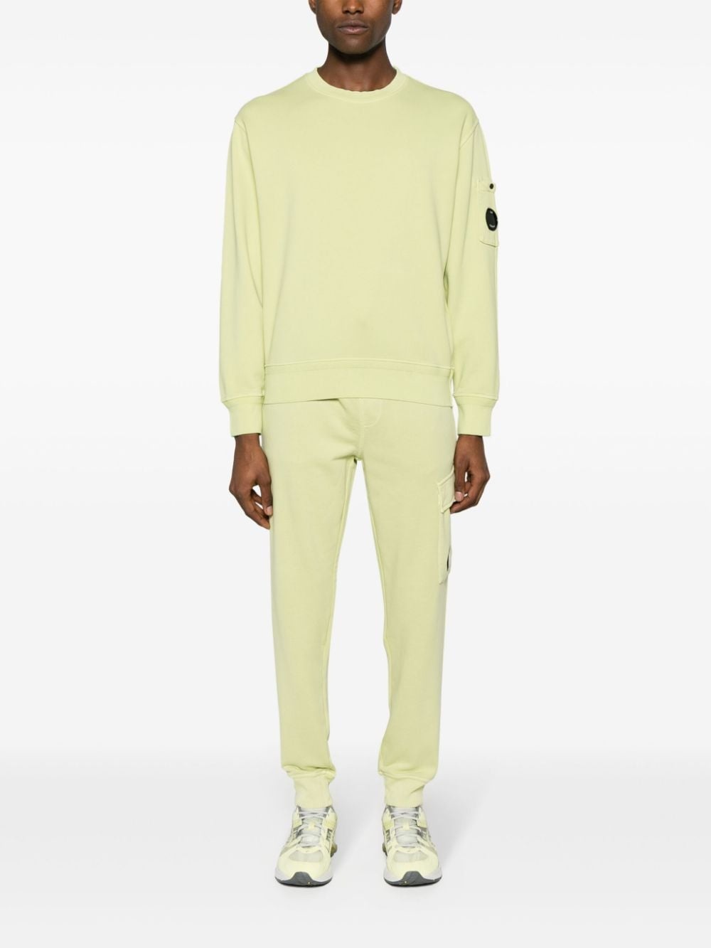Lens-detailed cotton track pants - 2