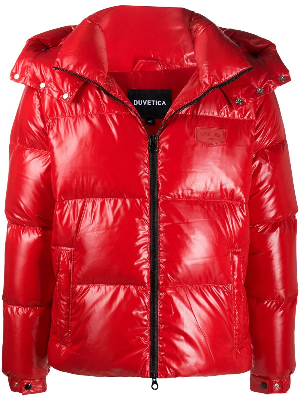 hooded puffer jacket  - 1