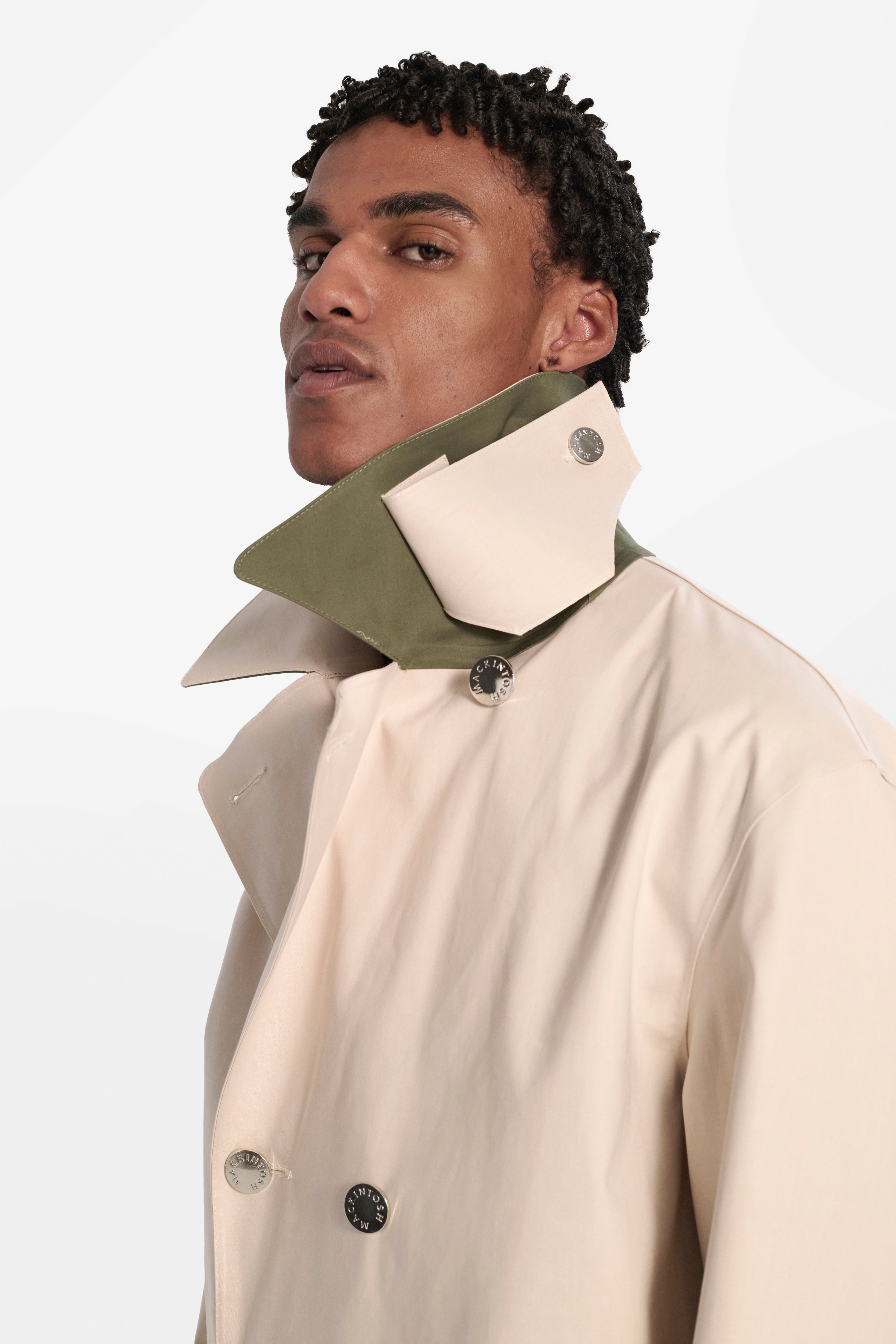 Canonbie Rubberised Double Breasted Coat - 6