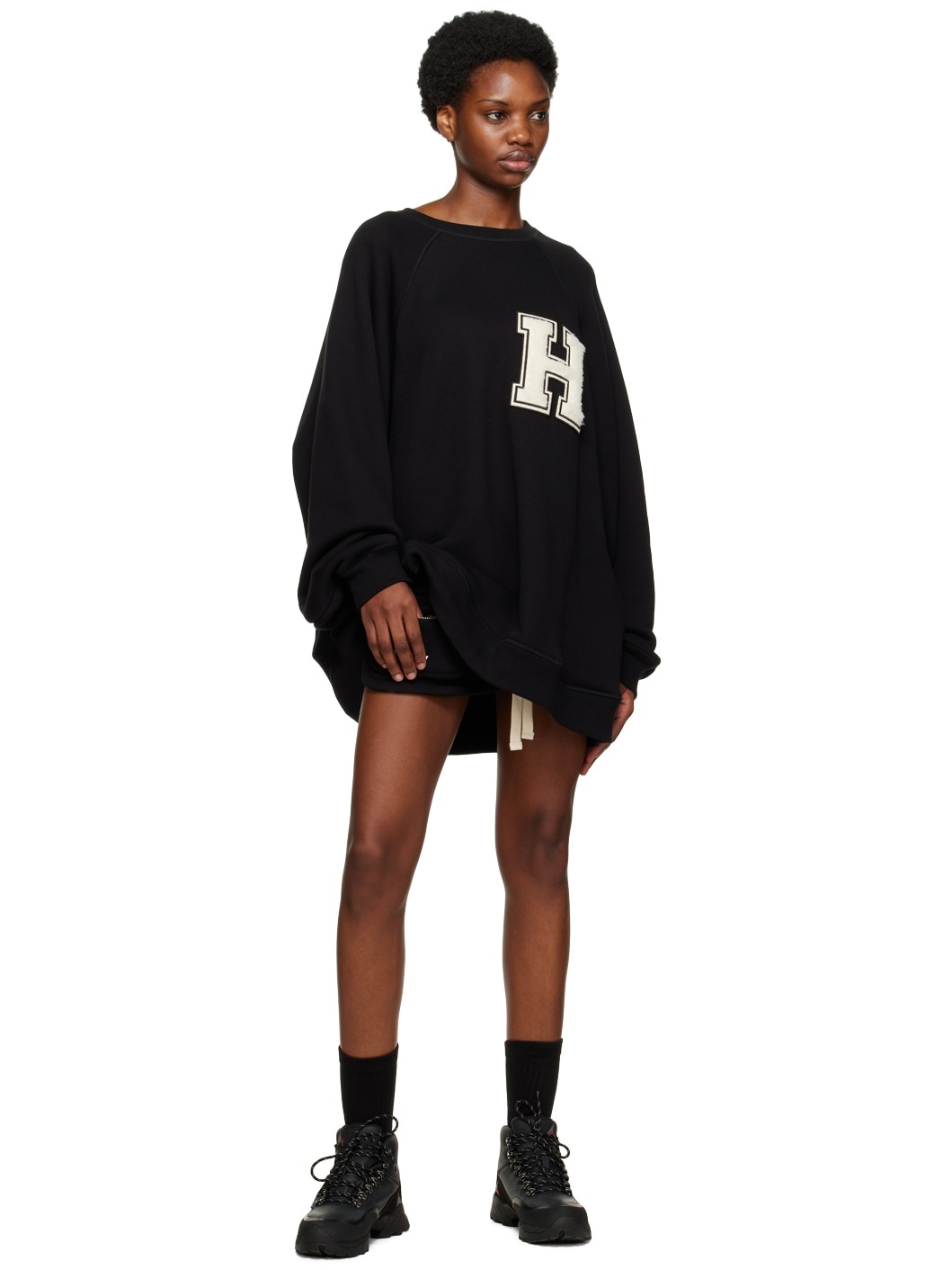 Black Pocket Miniskirt - 4