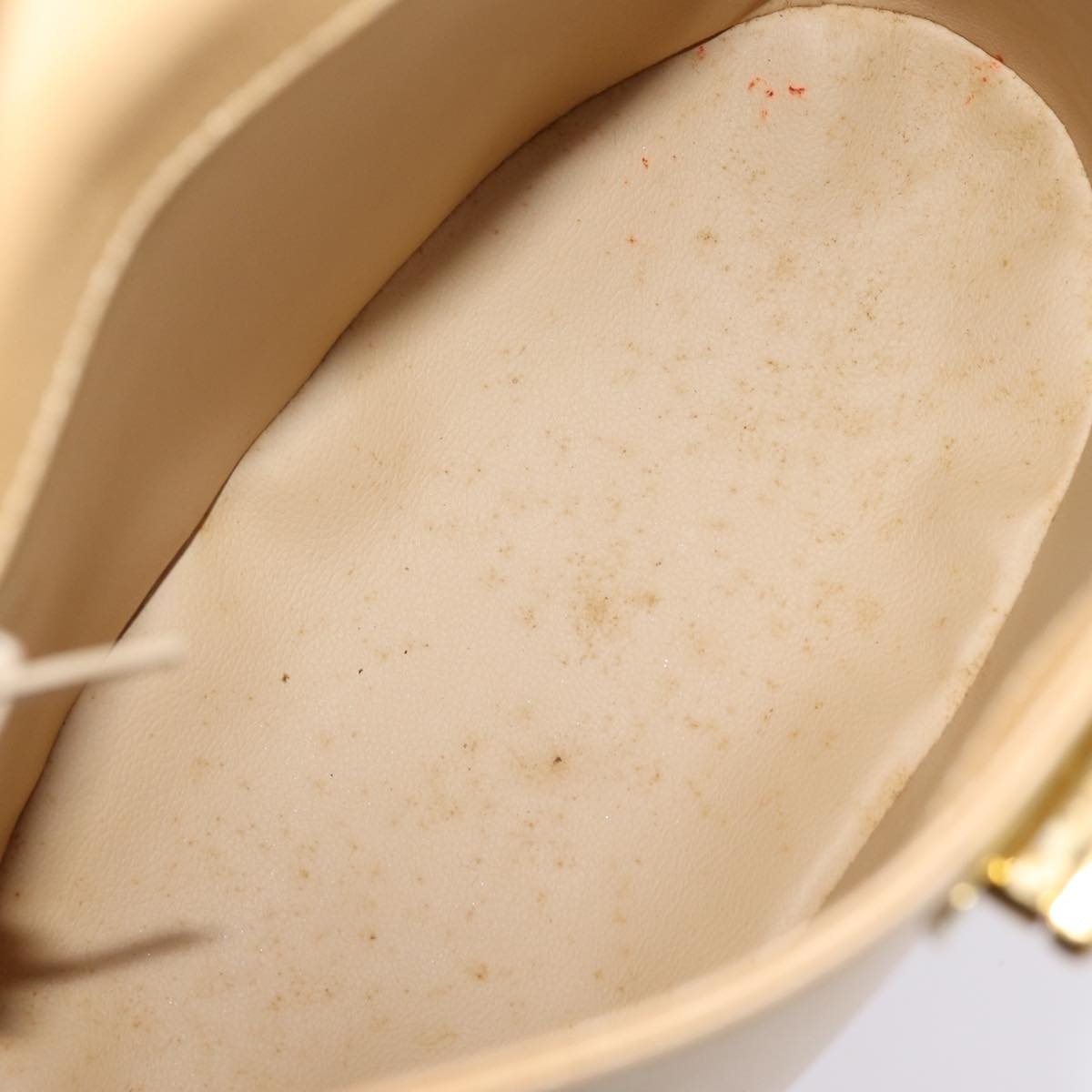 DIOR Hand Bag Leather Beige - 12