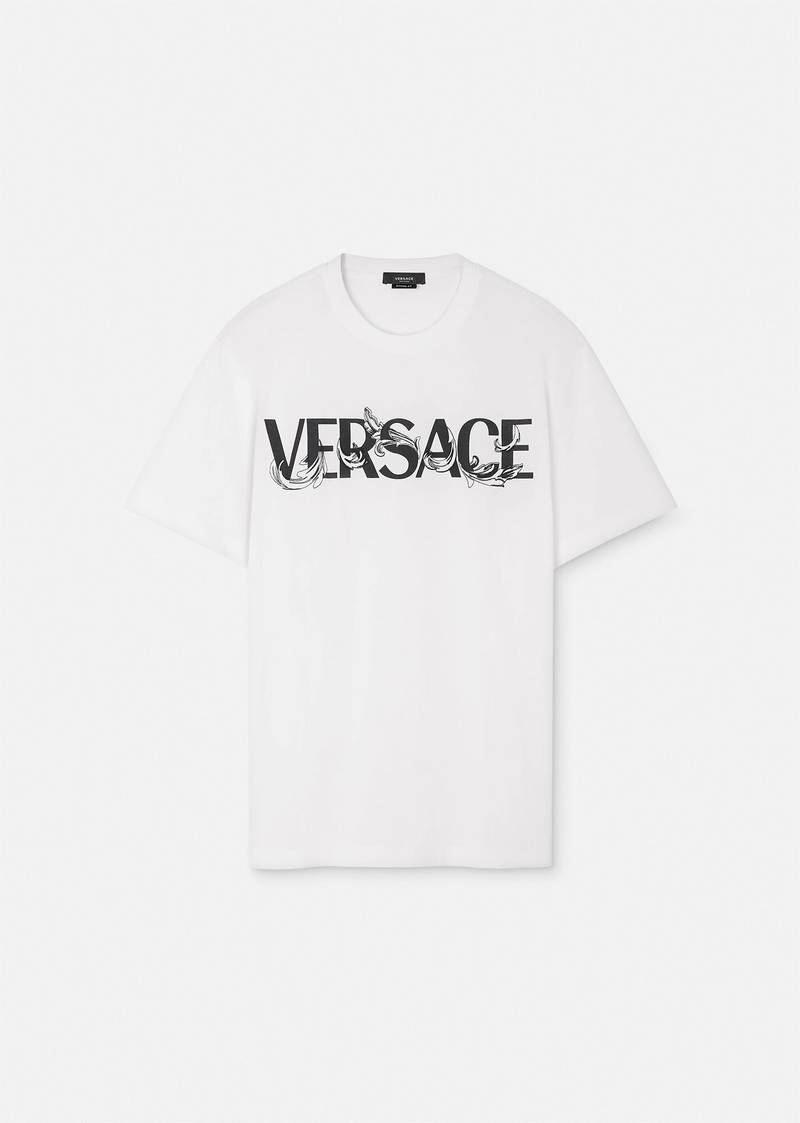 Barocco Silhouette Logo T-Shirt 1