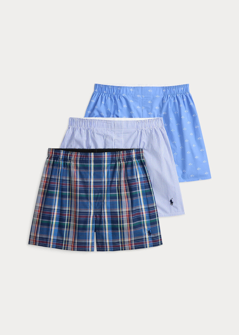 Classic Fit Woven Cotton Boxer 3-Pack 1