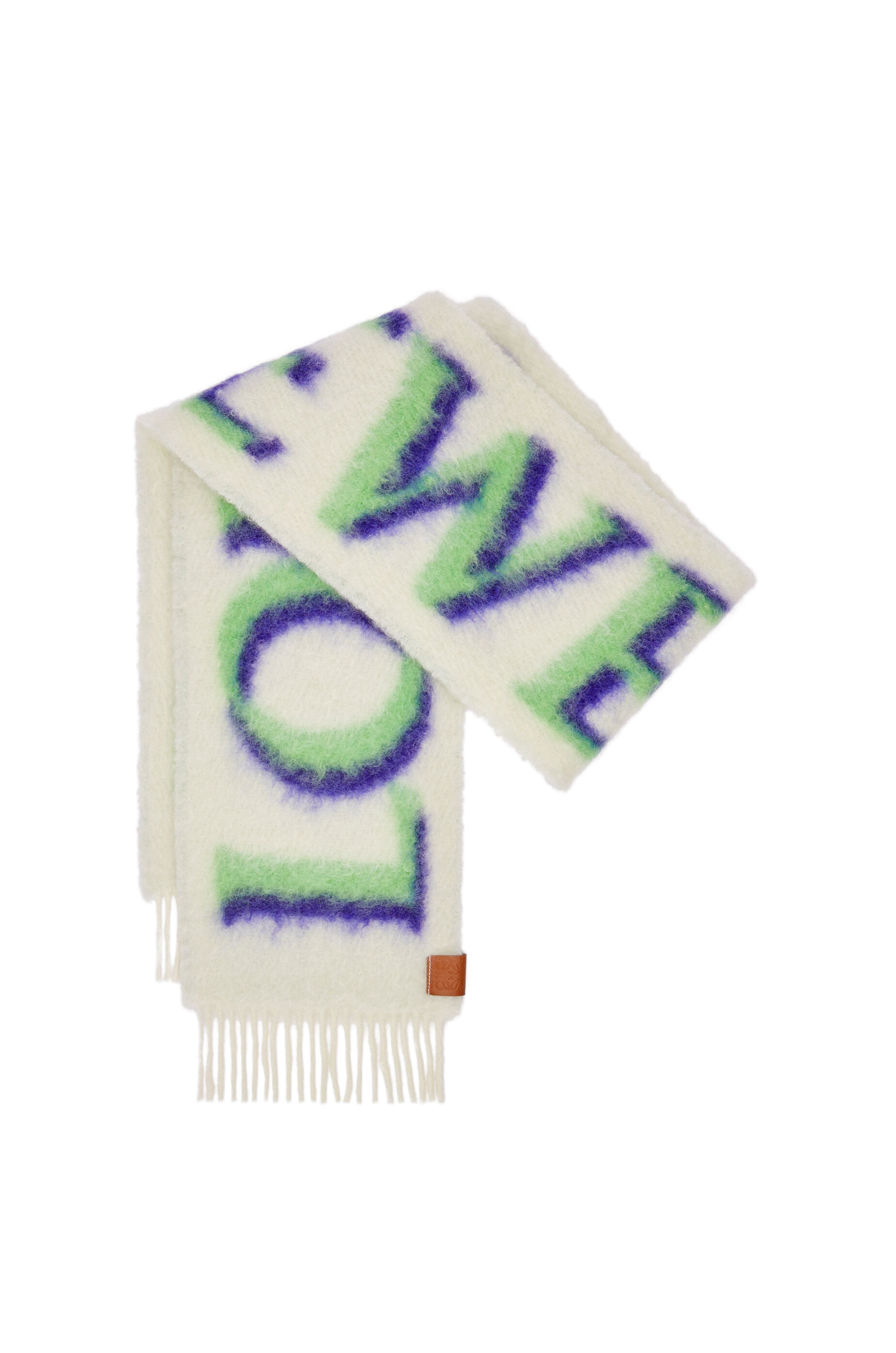 LOEWE scarf in wool and mohair - 3