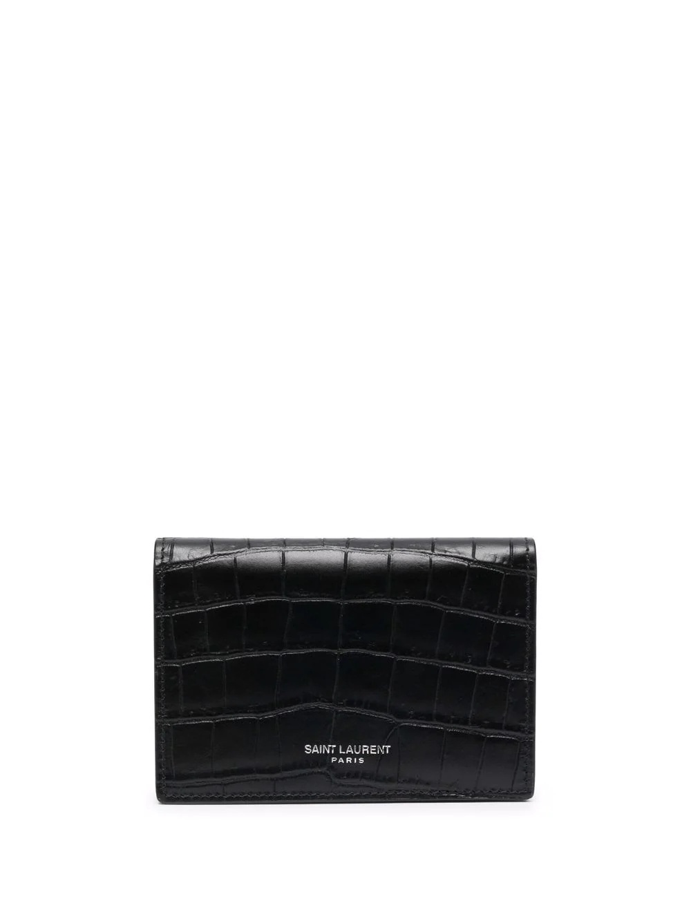 croco-embossed wallet - 1