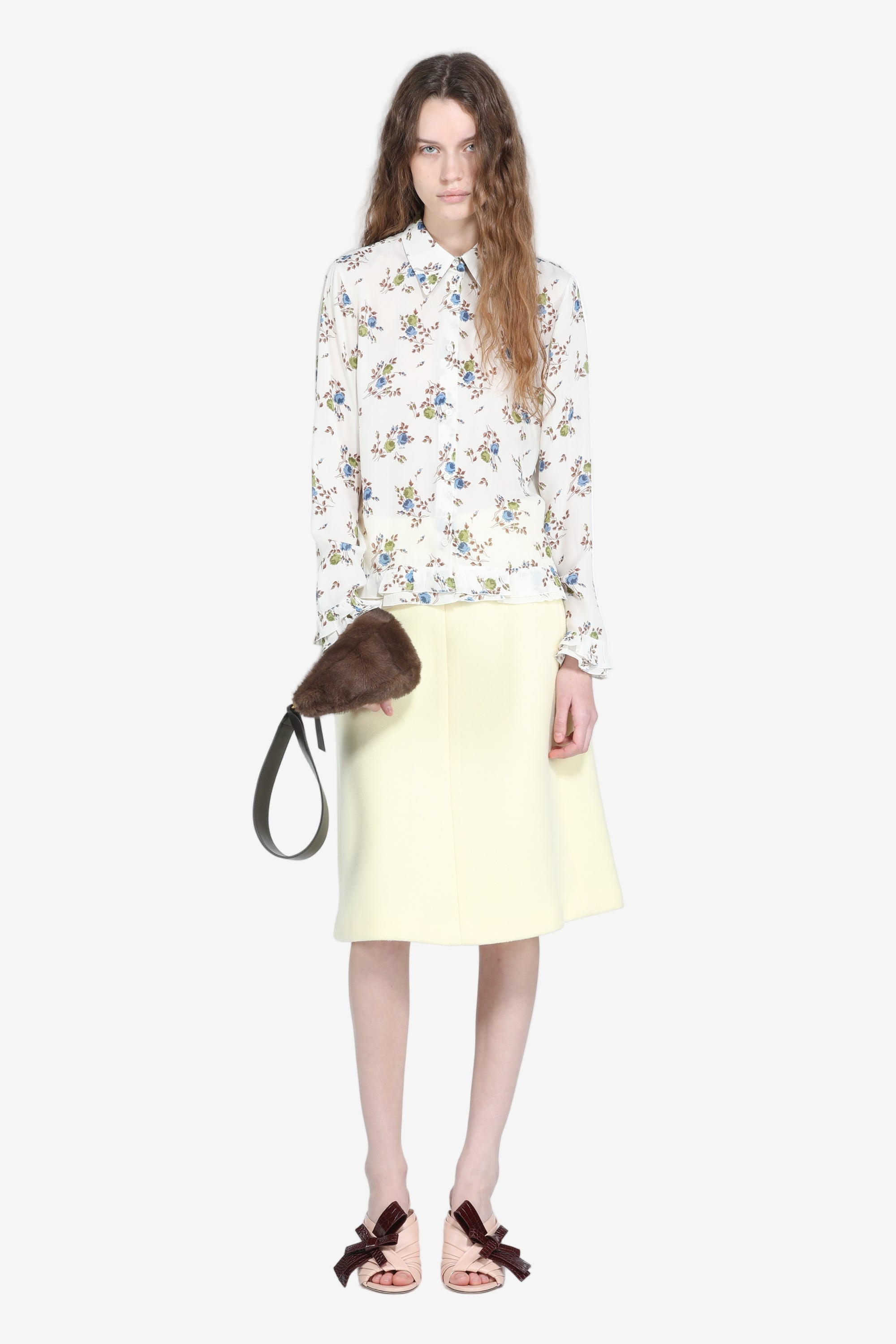 MIDI SKIRT IN WOOL - 4