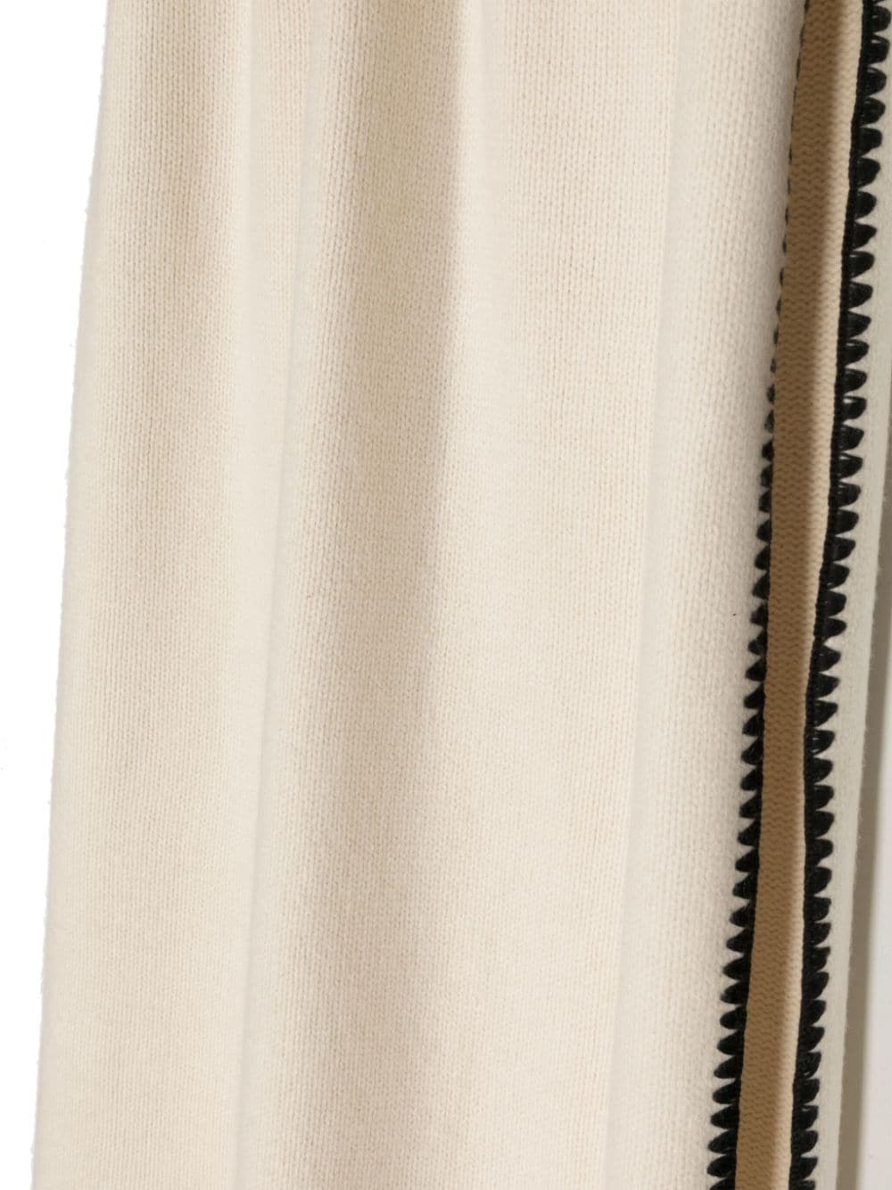 embroidered cashmere scarf - 3