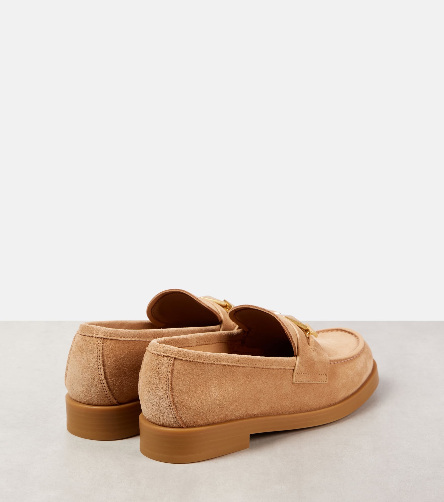 Maddie Diamond suede loafers - 2