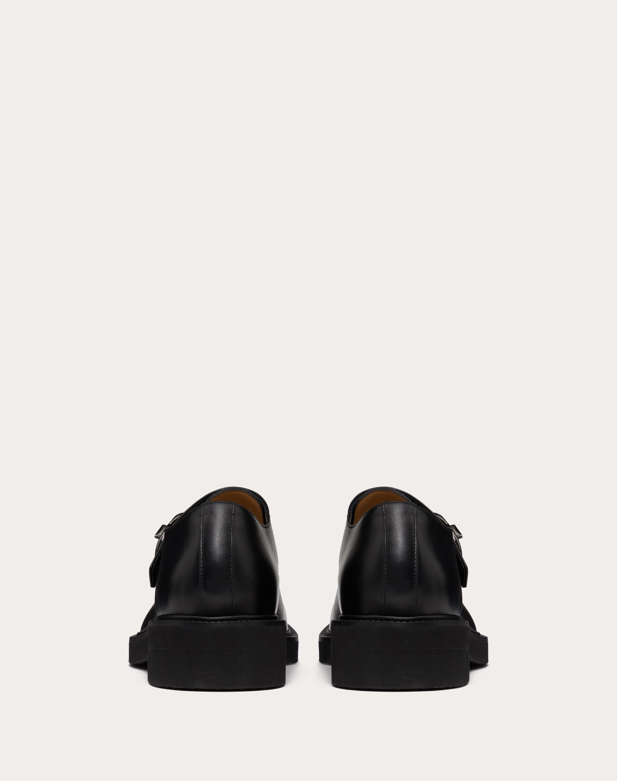 SINGLE MONK STRAP VLOGO LOCKER IN CALFSKIN - 3