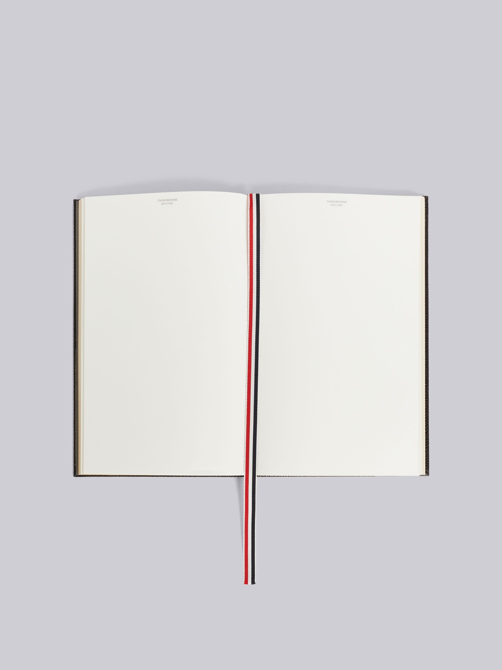 Black Pebbled Calfskin Blank Notebook - 3