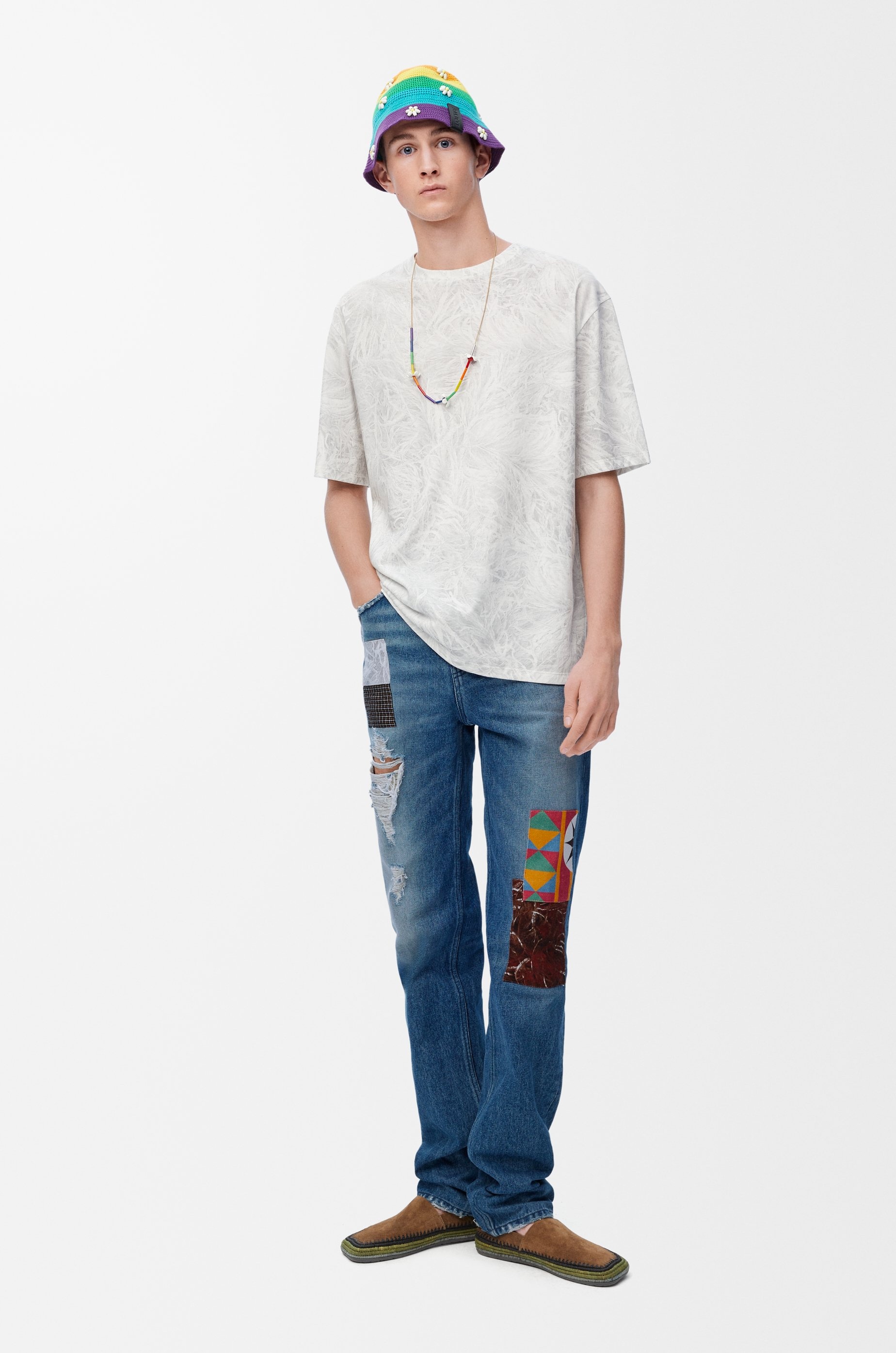 Straight leg jeans in denim - 2