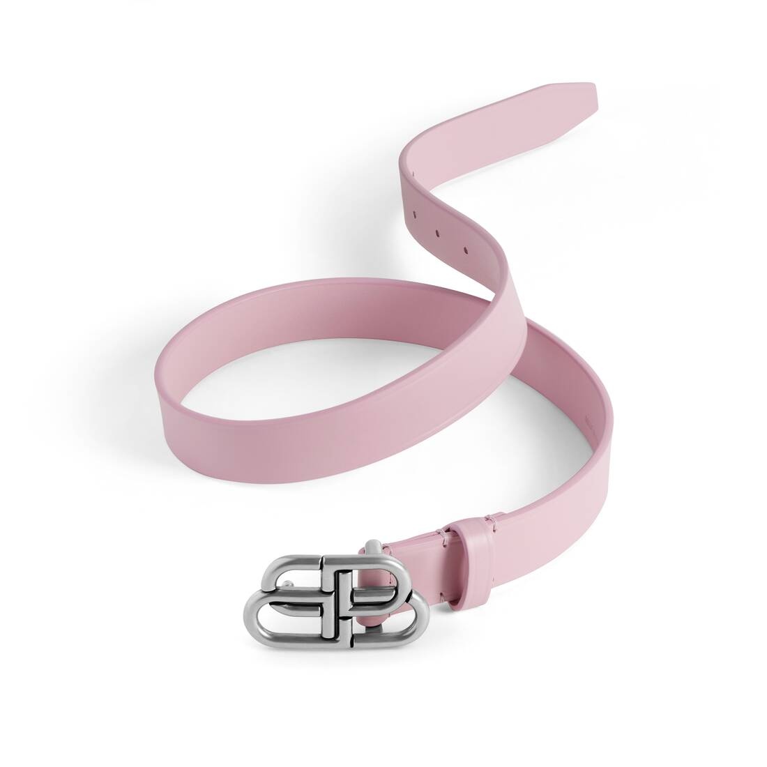 Women's Bb Thin Belt in Pink - 2