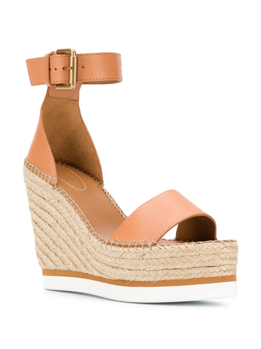 buckled wedge heel sandals - 2