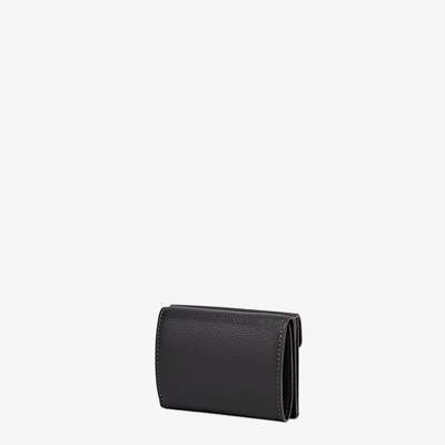 FENDI Black leather wallet outlook