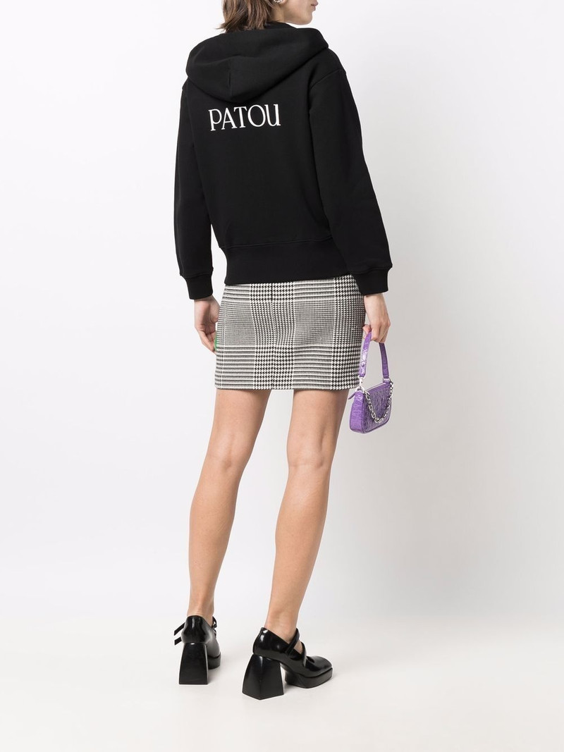 PATOU drawstring logo hoodie outlook