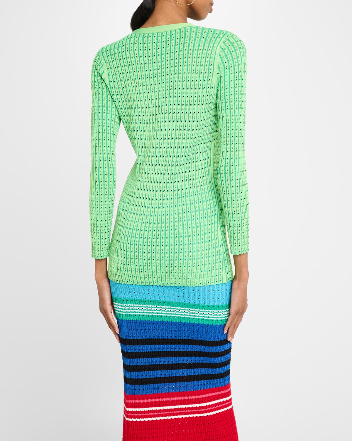 Elise Vneck Ls Cardigan - 3