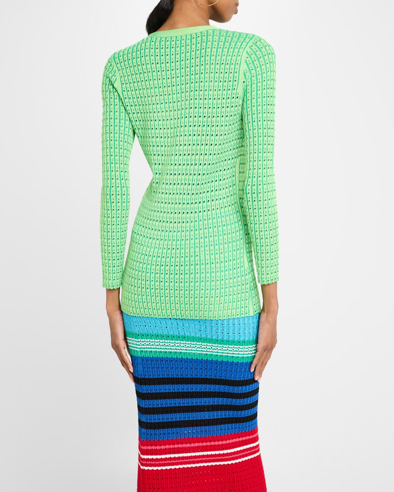 ZANKOV Elise Vneck Ls Cardigan outlook