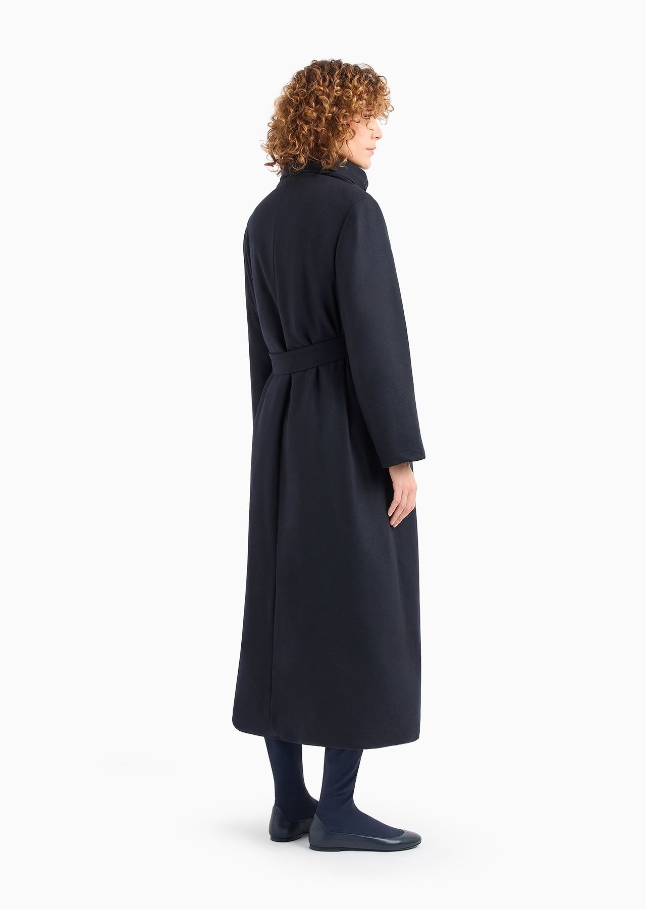 ASV long, two-in-one wool-blend down jacket with recycled down padding - 3