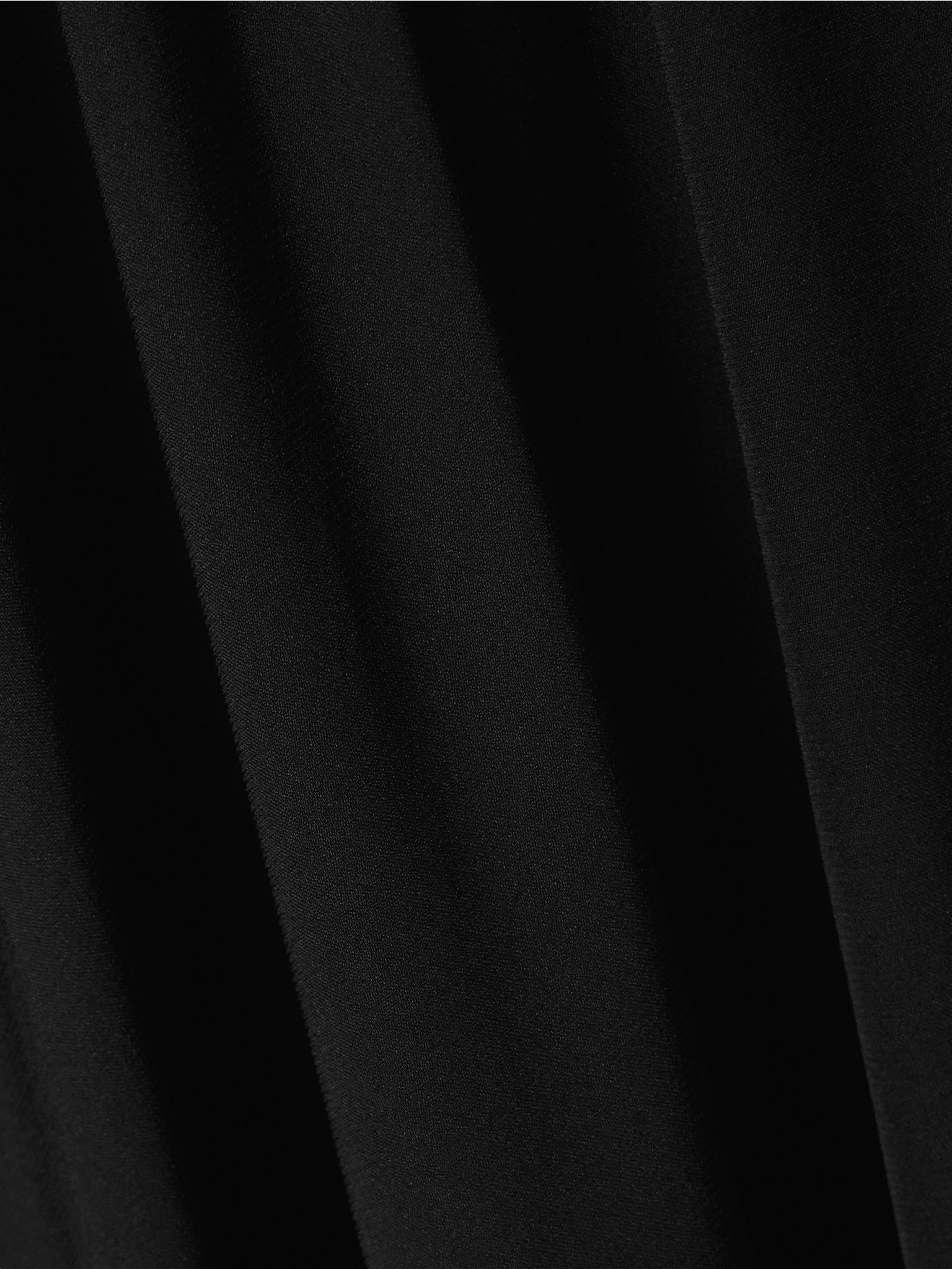 Kolann silk crepe de chine gown Black - 4