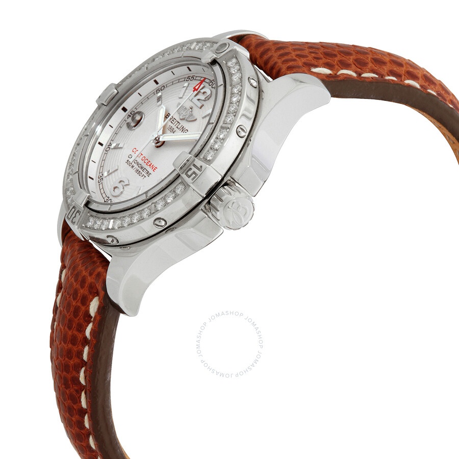 Breitling Colt Oceane II Quartz Diamond Silver Dial Ladies Watch A7738053/G600.134Z.A14BA - 2