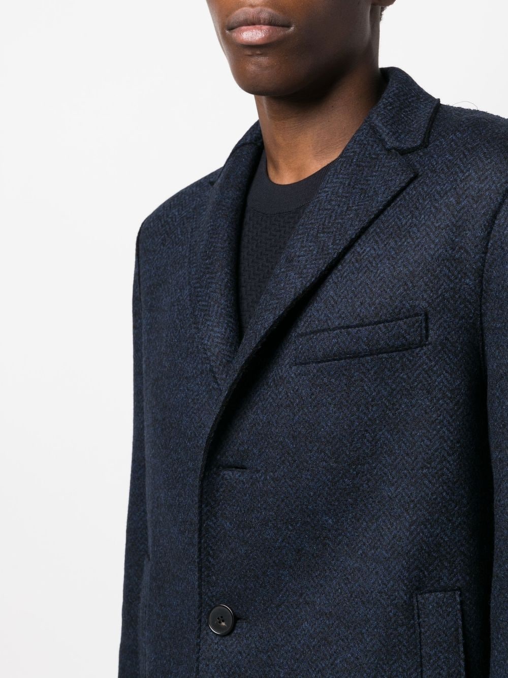 single-breasted overcoat - 5