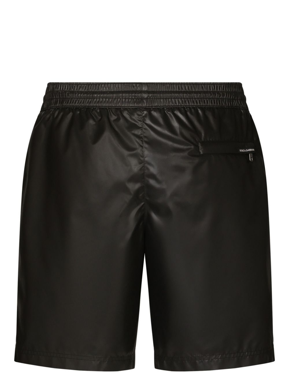 logo-print drawstring swim shorts - 3