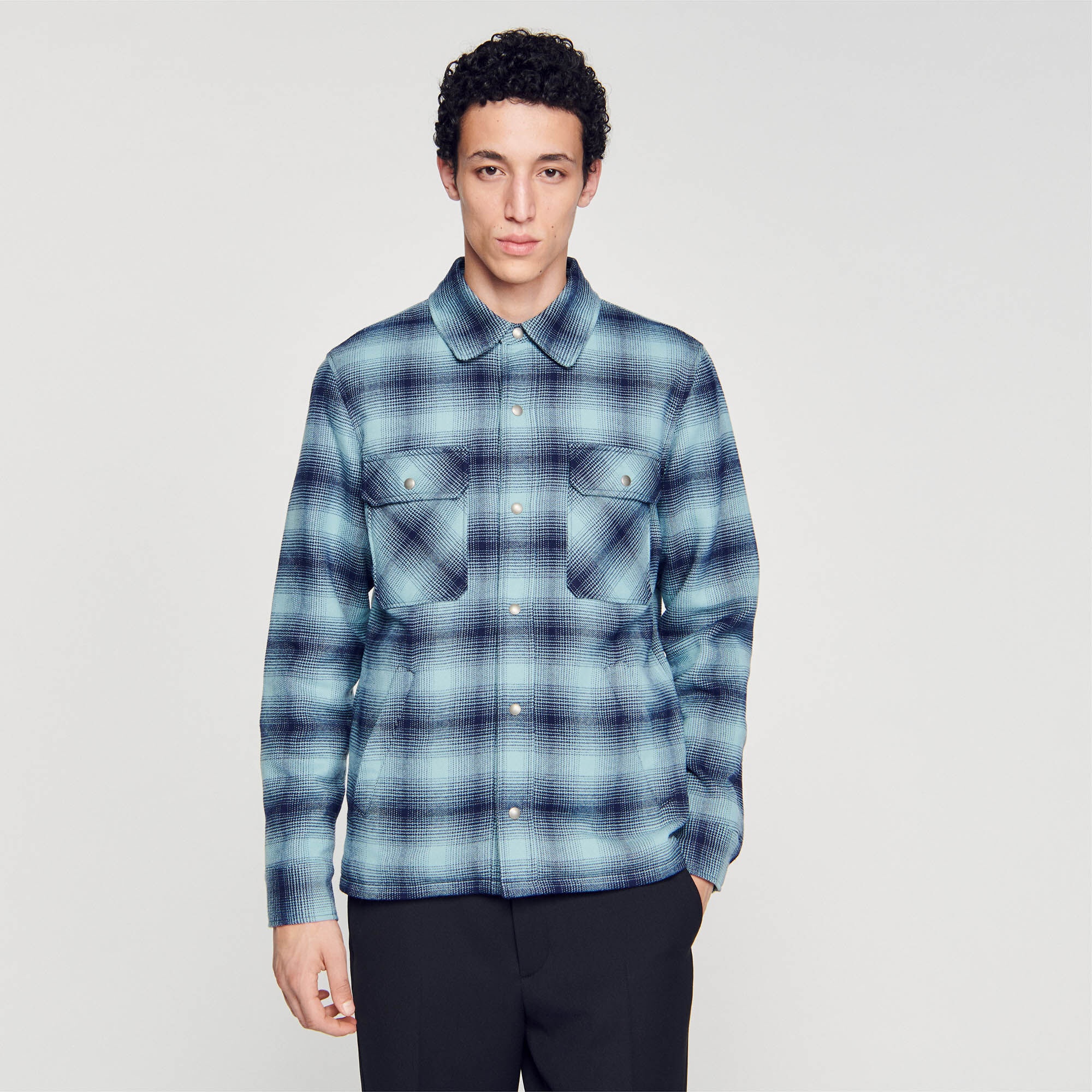 CHECK JACKET - 5