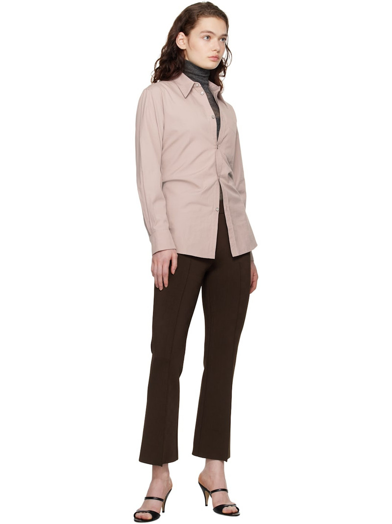 HIGH SPORT Brown NSFW Kick Trousers outlook
