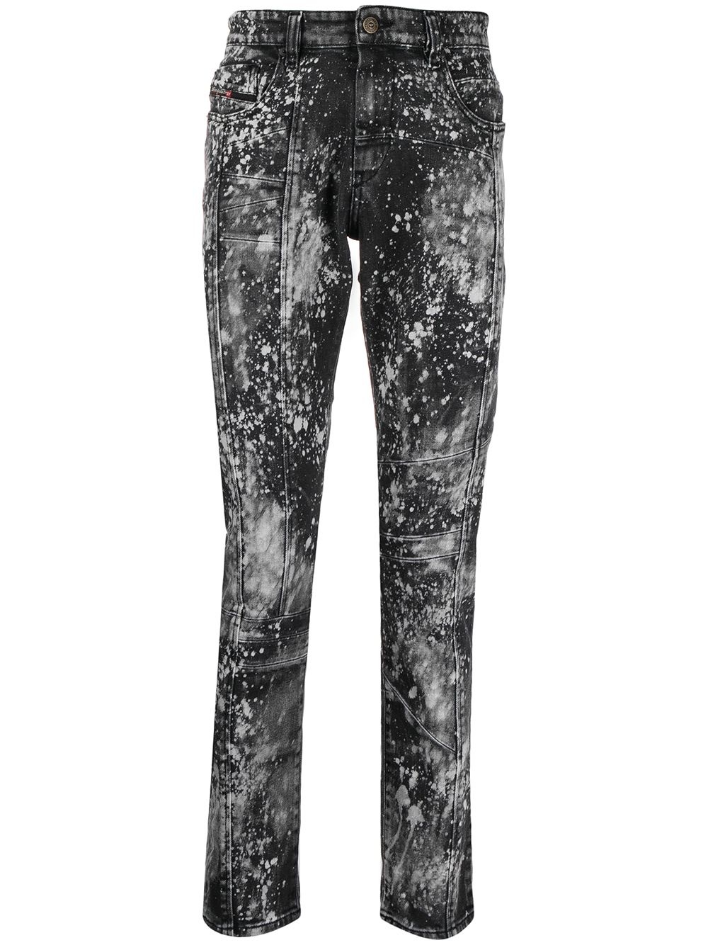 D-Strukt paint treated slim-fit jeans - 1