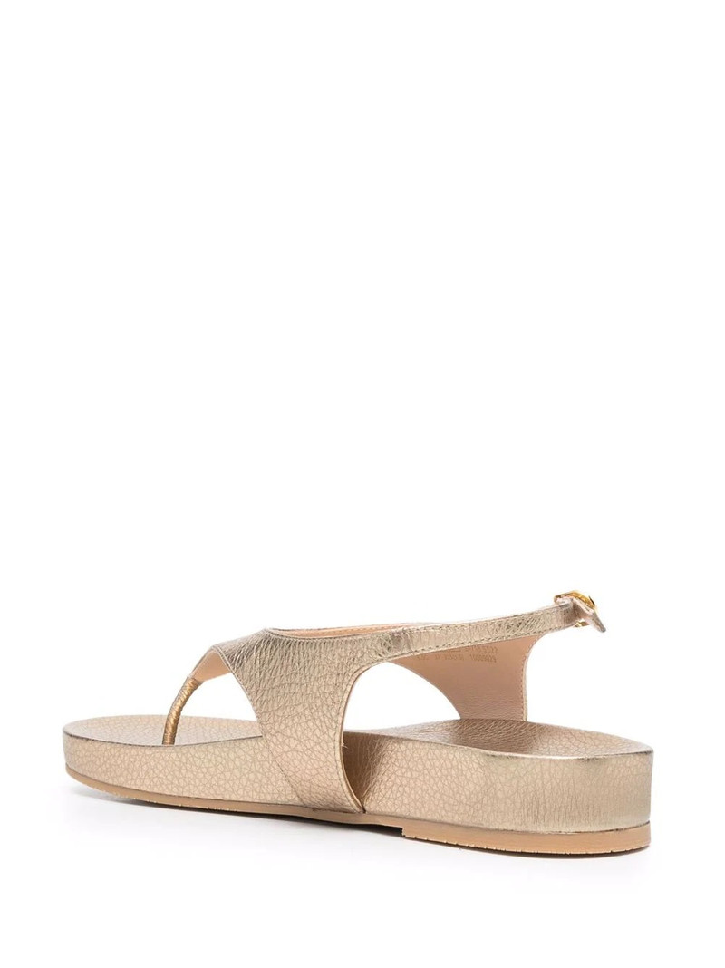 metallic-effect open-toe sandals 3