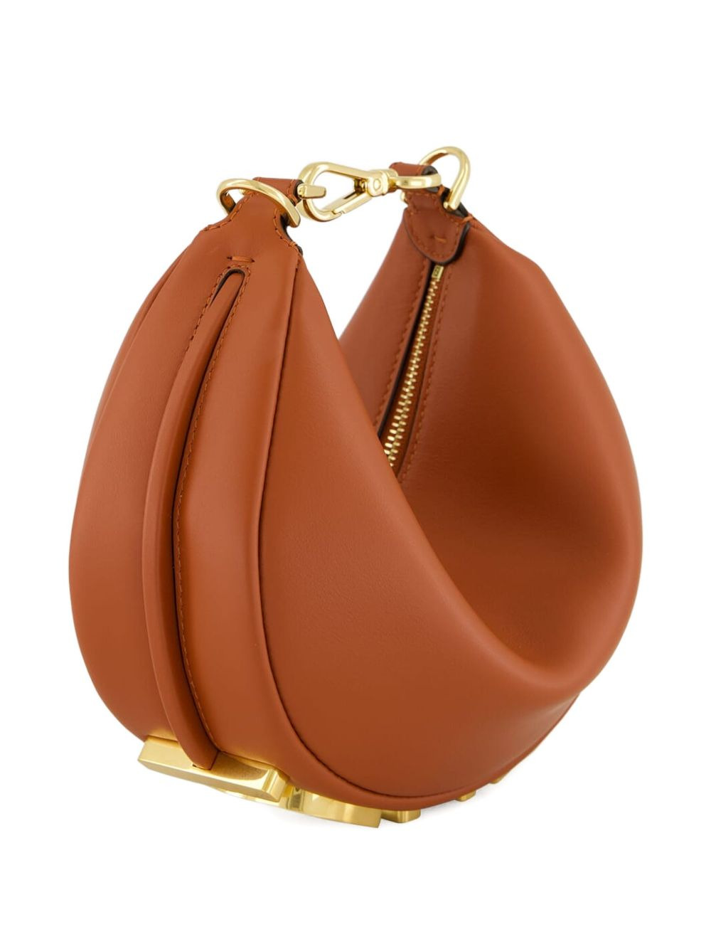 mini Fendigraph leather cross body bag - 4
