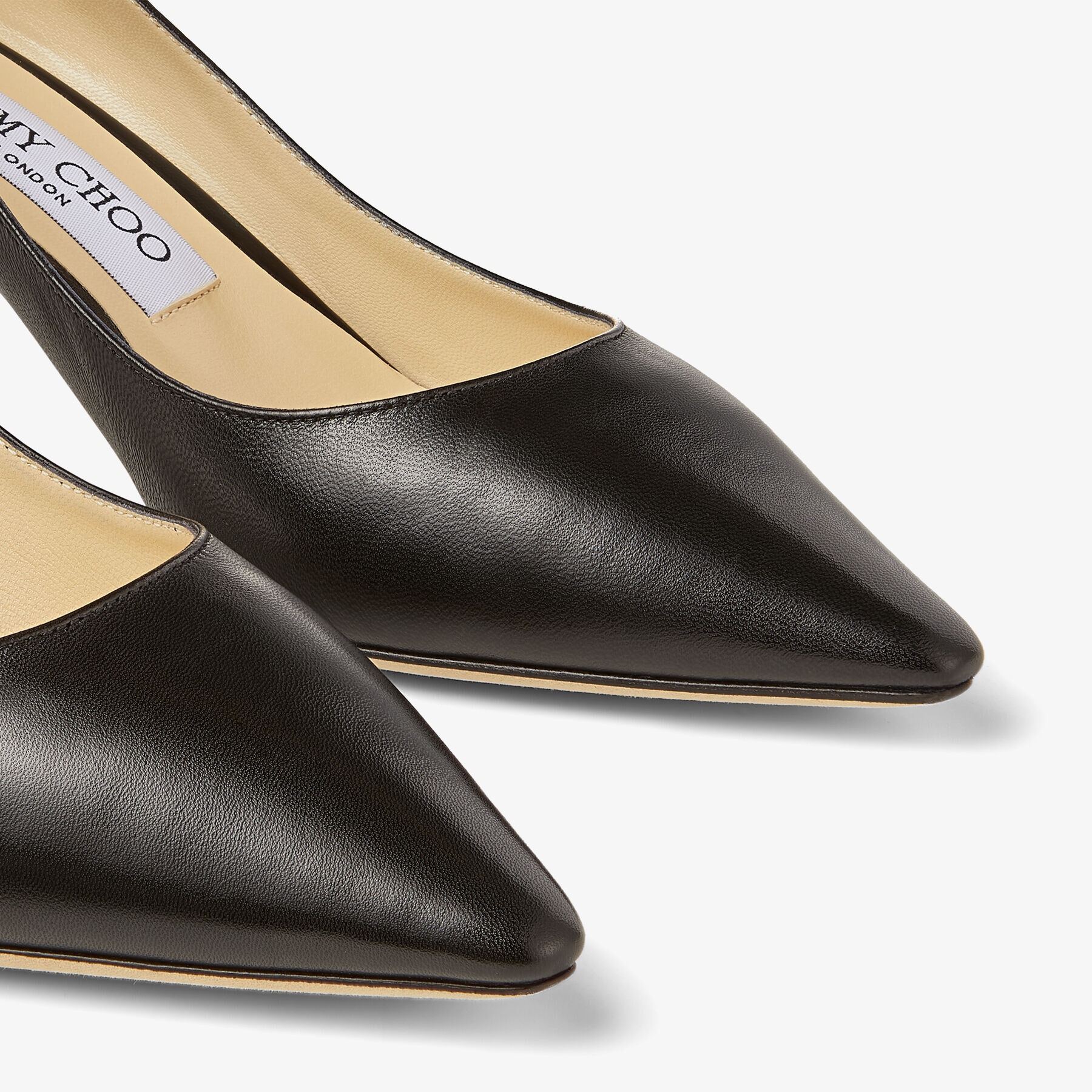 Romy 60
Black Kid Leather Pointed-Toe Pumps - 3