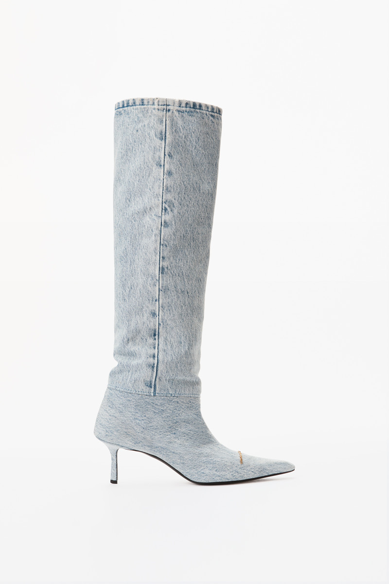 VIOLA 65 SLOUCH BOOT IN DENIM 1
