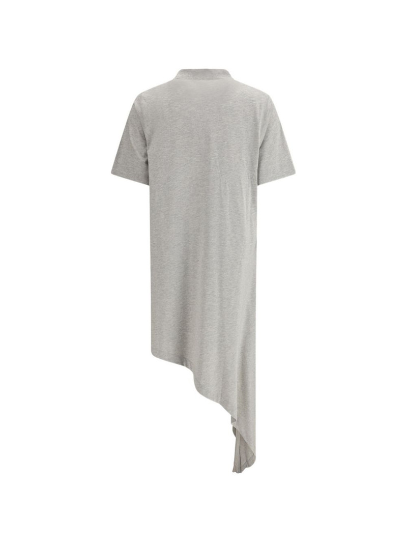 Loulou de Saison asymmetric pleated-detail dress outlook